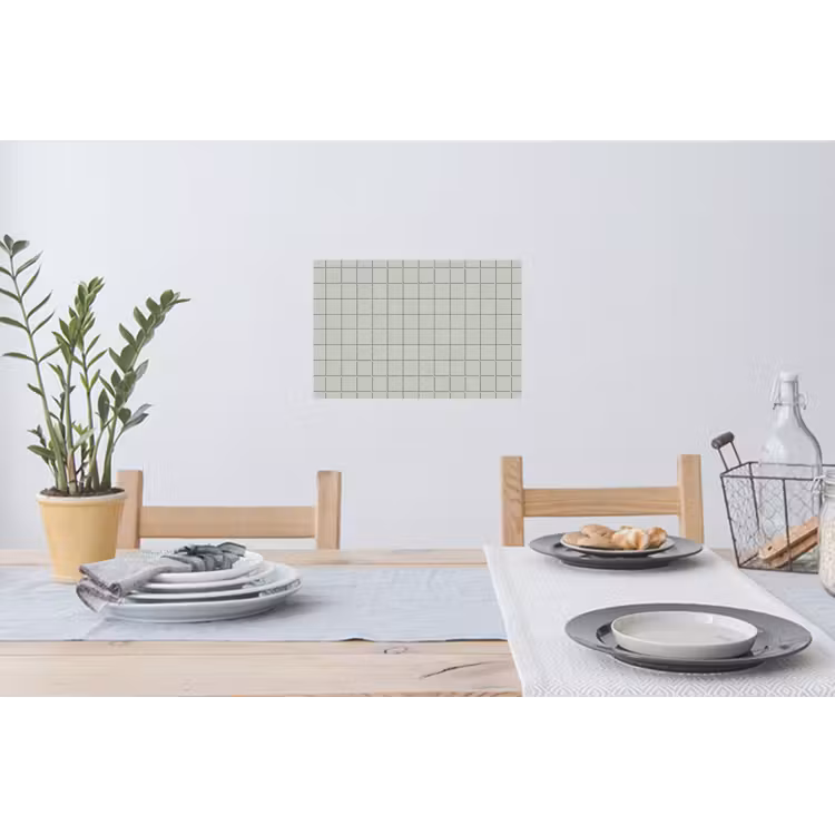 Tegel - Patroon - Lichtgroen Muursticker klein 286 -eettafel