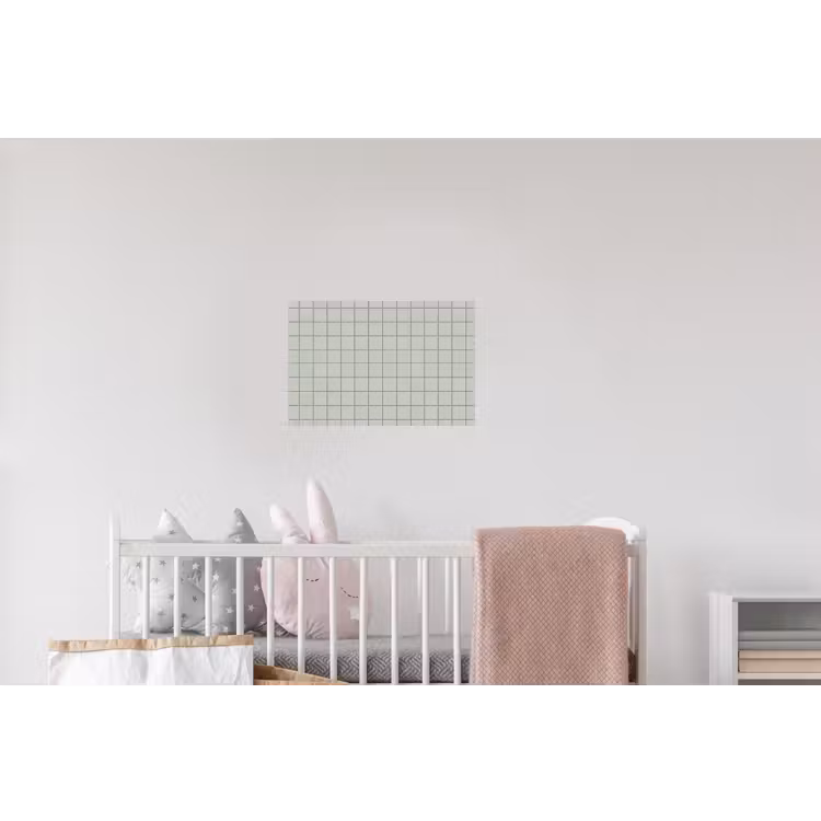 Tegel - Patroon - Lichtgroen Muursticker klein 286 -kinderkamer