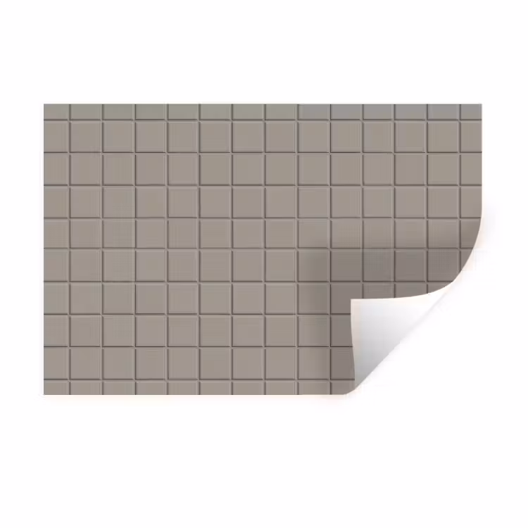 Tegel - Patroon Kiezel - Grijs Muursticker klein 286 -3d