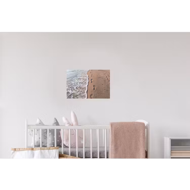 Voetstappen - Vloedlijn - Zee Muursticker klein -kinderkamer