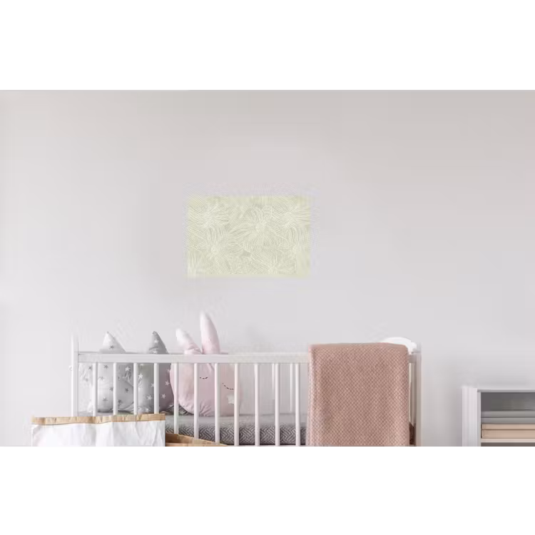 Sereen - Bloemen - Groen Muursticker klein 286 -kinderkamer