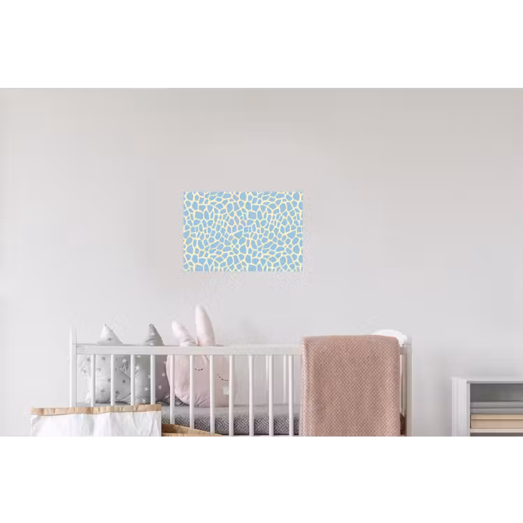 Giraf - Modern - Blauw Muursticker klein 286 -kinderkamer