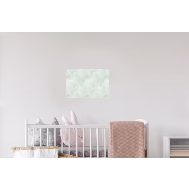 Groen - Marmer - Vloeiende aders Muursticker klein 286 -kinderkamer