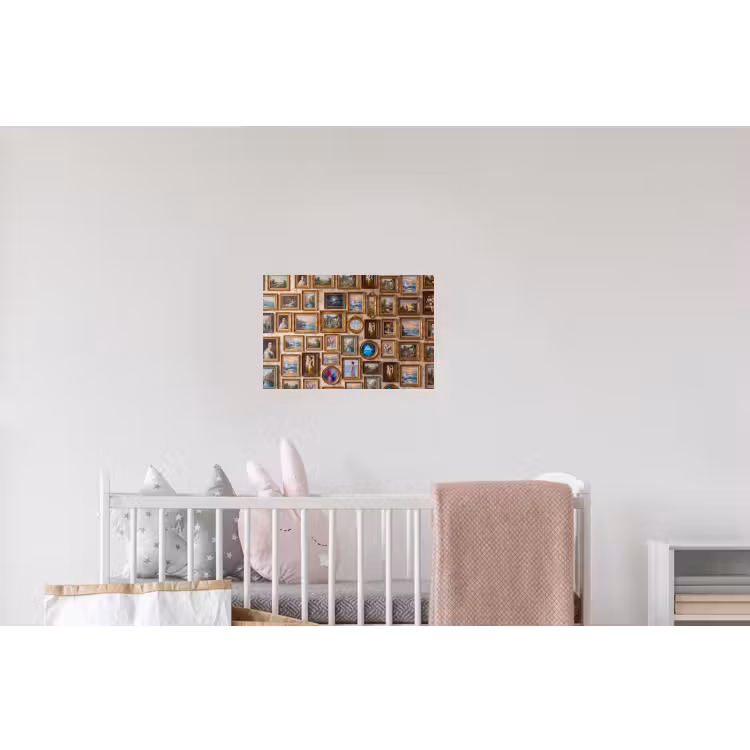 Interieur - Kunst - Collectie - Klassiek - Goud Muursticker klein -kinderkamer