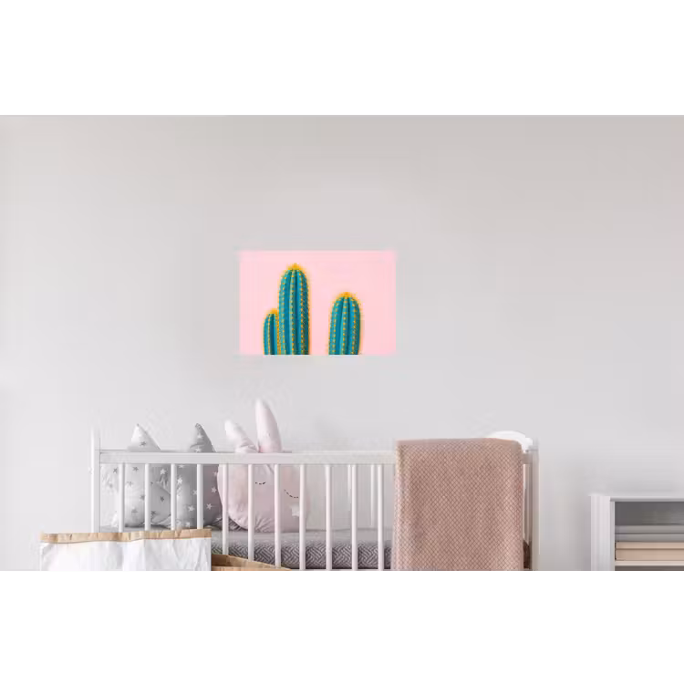 Cactussen - Modern - Pastel Muursticker klein -kinderkamer