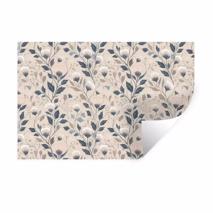 Klassiek - Botanisch - Kleurrijk Muursticker klein 286 -3d