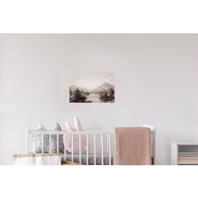 Klassiek - Landschap - Sereen Muursticker klein -kinderkamer
