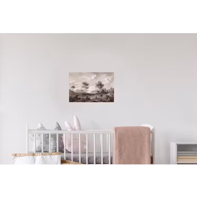 Klassiek - Landschap - Neutraal Muursticker klein -kinderkamer