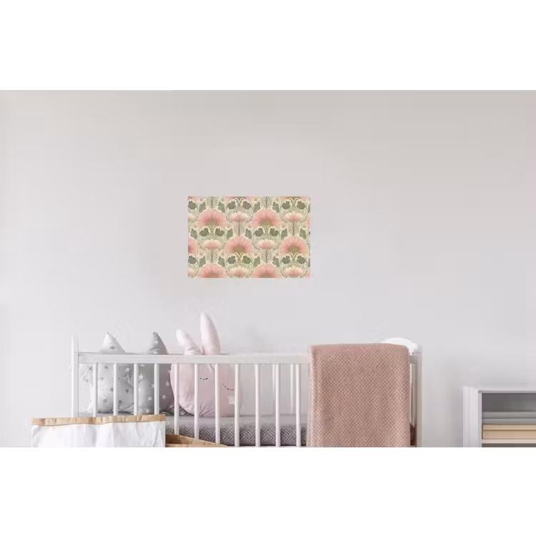Klassiek - Patroon - Roze Muursticker klein 286 -kinderkamer