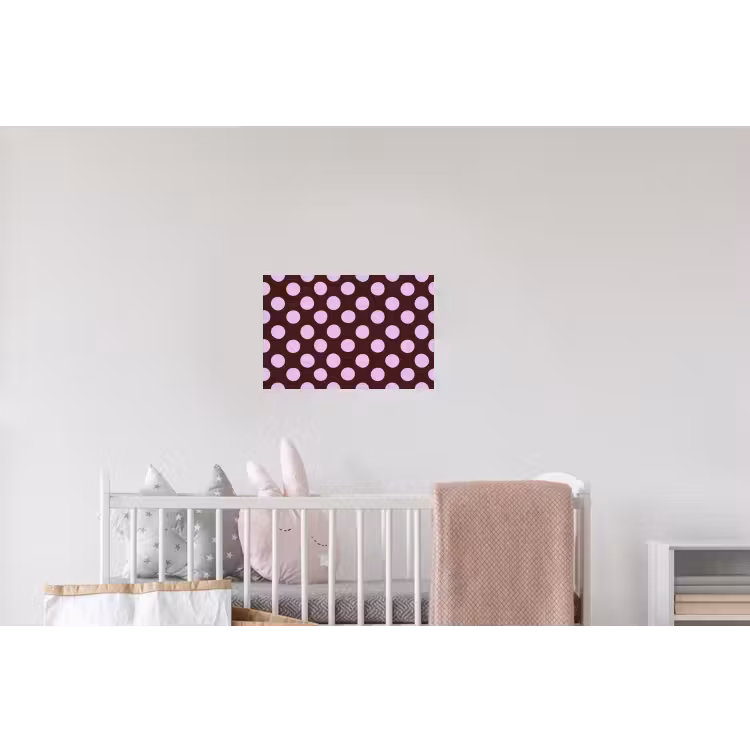 Klassiek - Stippen - Paars Muursticker klein 286 -kinderkamer