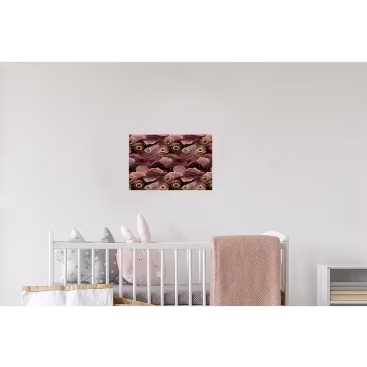 Koraal - Organisch - Roze Muursticker klein 286 -kinderkamer