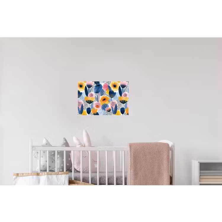 Creatief - Patroon - Kleurrijk Muursticker klein 286 -kinderkamer