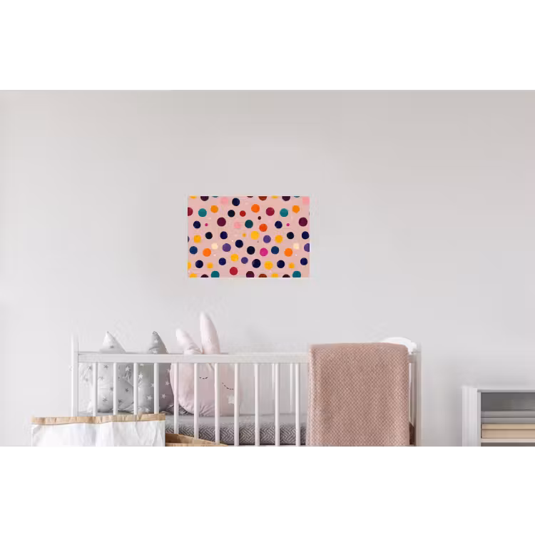 Cirkels - Patroon - Kleurrijk Muursticker klein 286 -kinderkamer