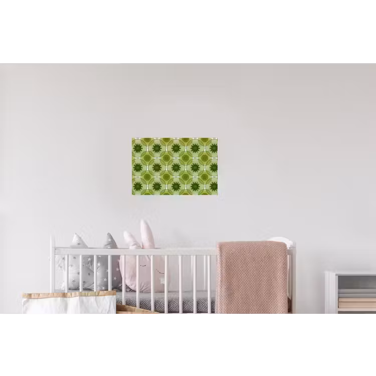 Cirkels - Patroon - Groen Muursticker klein 286 -kinderkamer