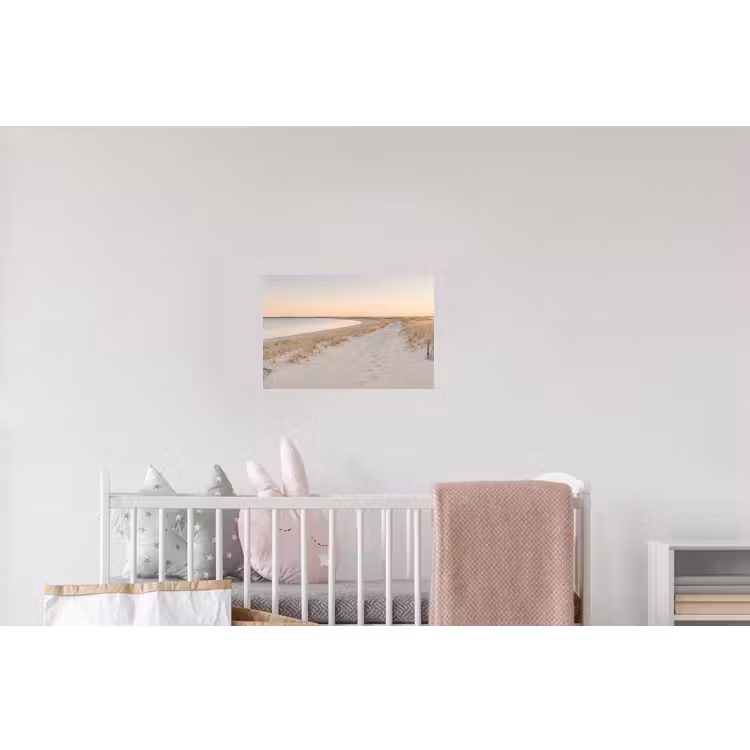 Kustlijn - Horizon - Hek Muursticker klein -kinderkamer