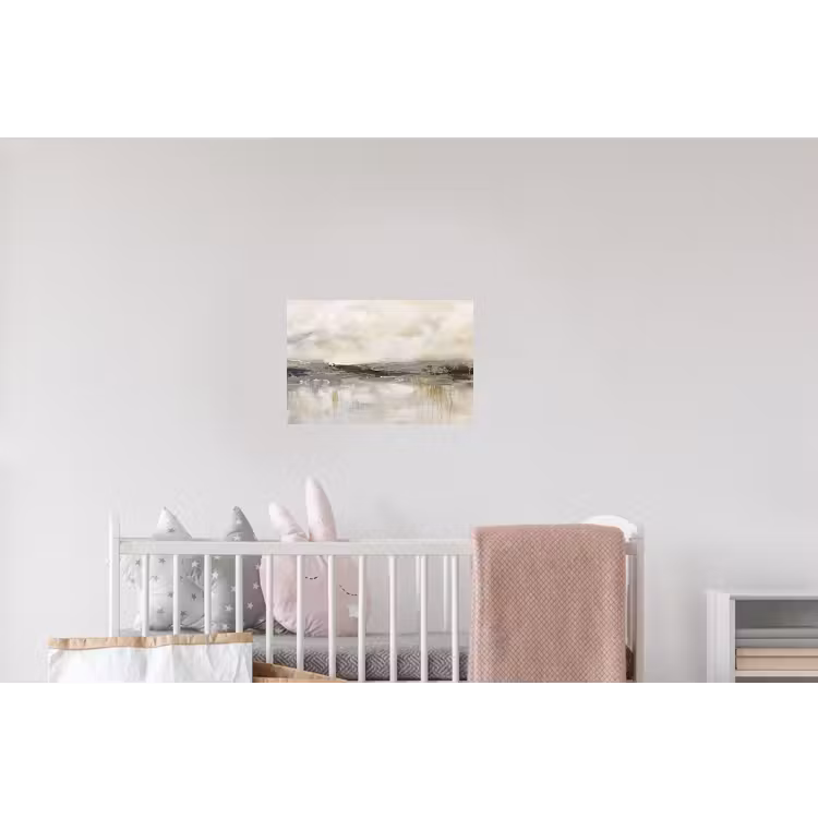 Landschap - Horizon - Natuur - Abstract - Neutraal Muursticker klein -kinderkamer