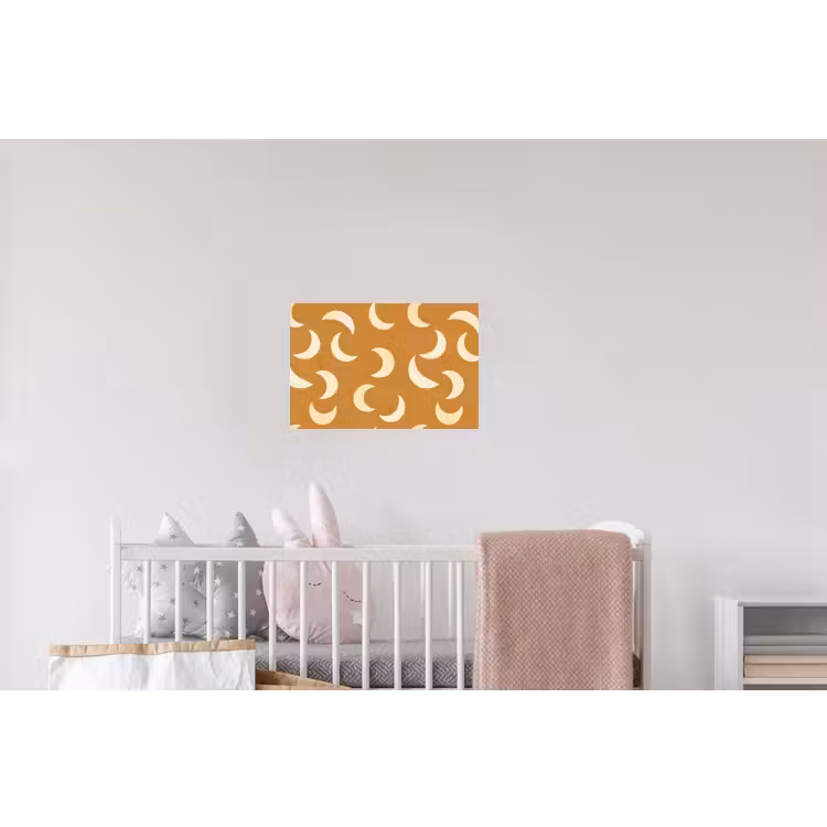 Manen - Patroon - Oker Muursticker klein 286 -kinderkamer