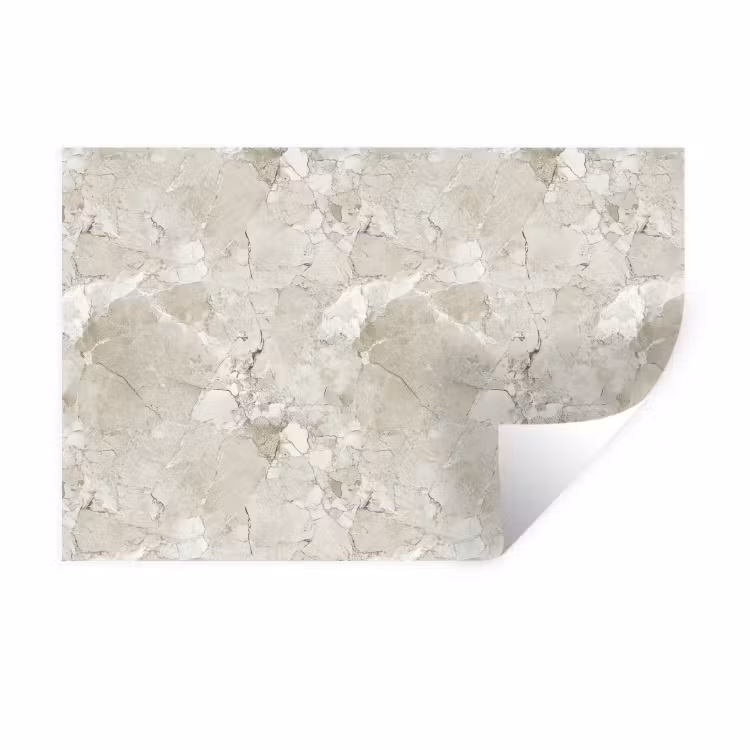 Marmer - Grijs - Aders Muursticker klein 286 -3d