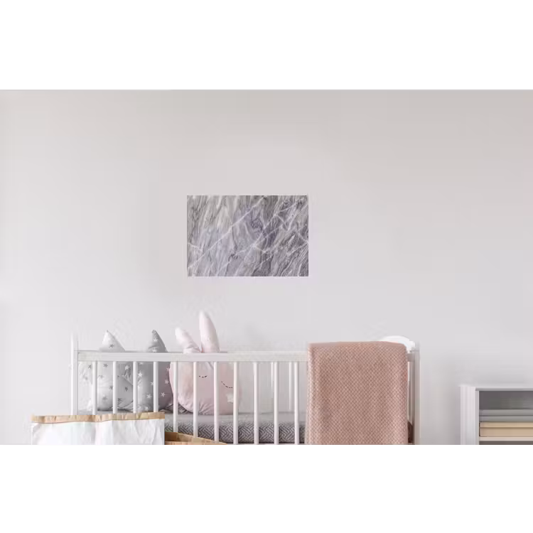 Marmer - Ader - Patroon - Abstract - Grijs Muursticker klein -kinderkamer
