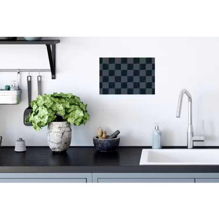 Marmer - Patroon - Antraciet Muursticker klein 286 -keuken
