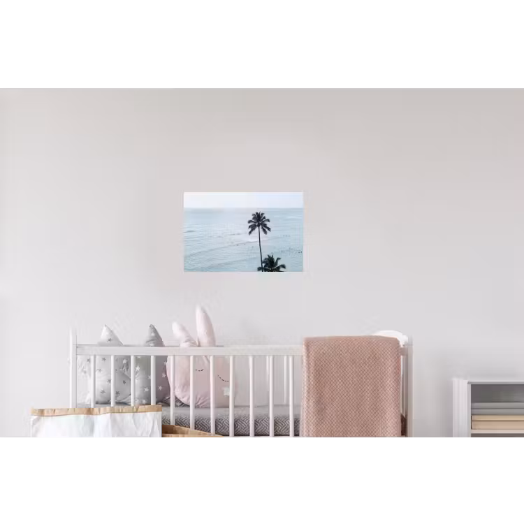Oceaan - Palmbomen - Surfers Muursticker klein -kinderkamer