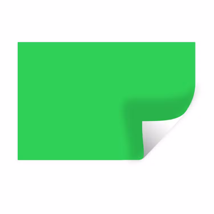 Mint - Green - Groen Muursticker klein 286 -3d