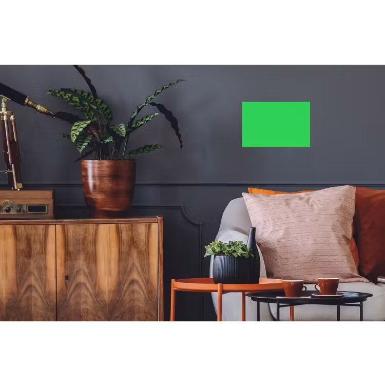 Mint - Green - Groen Muursticker klein 286 -kamerbank