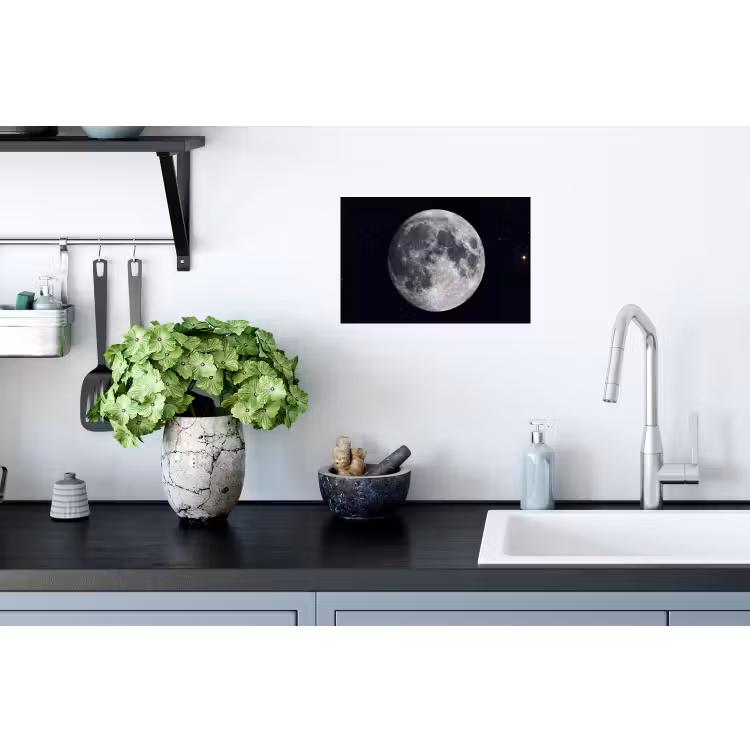 Wandtattoo – Mond – Sterne – Weltraum - Maan - Sterren - Ruimte Muursticker klein
