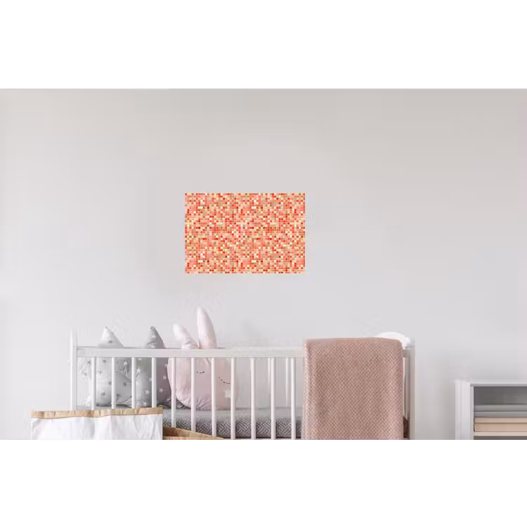 Mozaïek - Tegel - Patroon - Kleurrijk Muursticker klein 286 -kinderkamer
