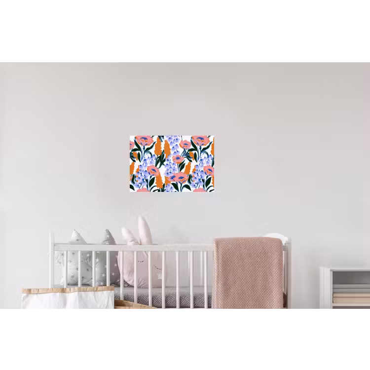 Patroon - Aquarel - Kleurrijk Muursticker klein 286 -kinderkamer