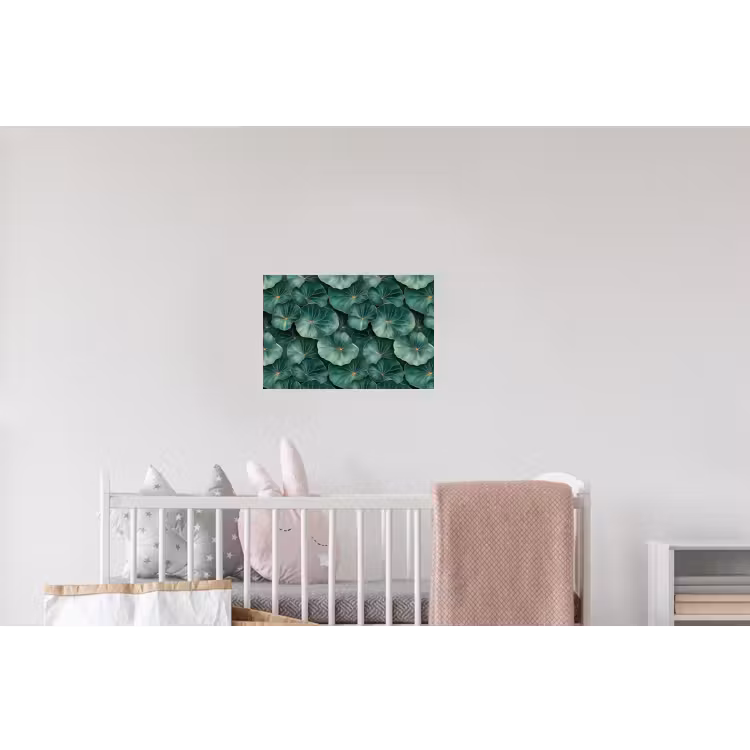 Patroon - Bladeren - Groen Muursticker klein 286 -kinderkamer