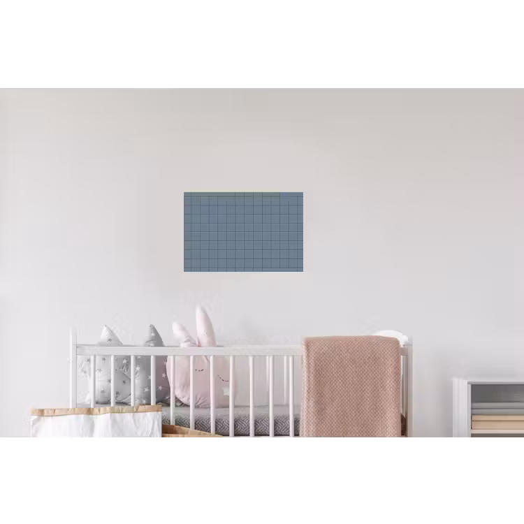 Patroon - Tegel - Blauwgrijs Muursticker klein 286 -kinderkamer