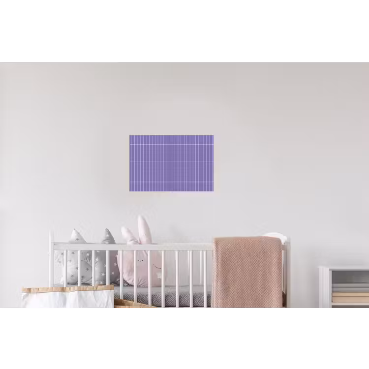 Patroon - Tegel - Lila Muursticker klein 286 -kinderkamer