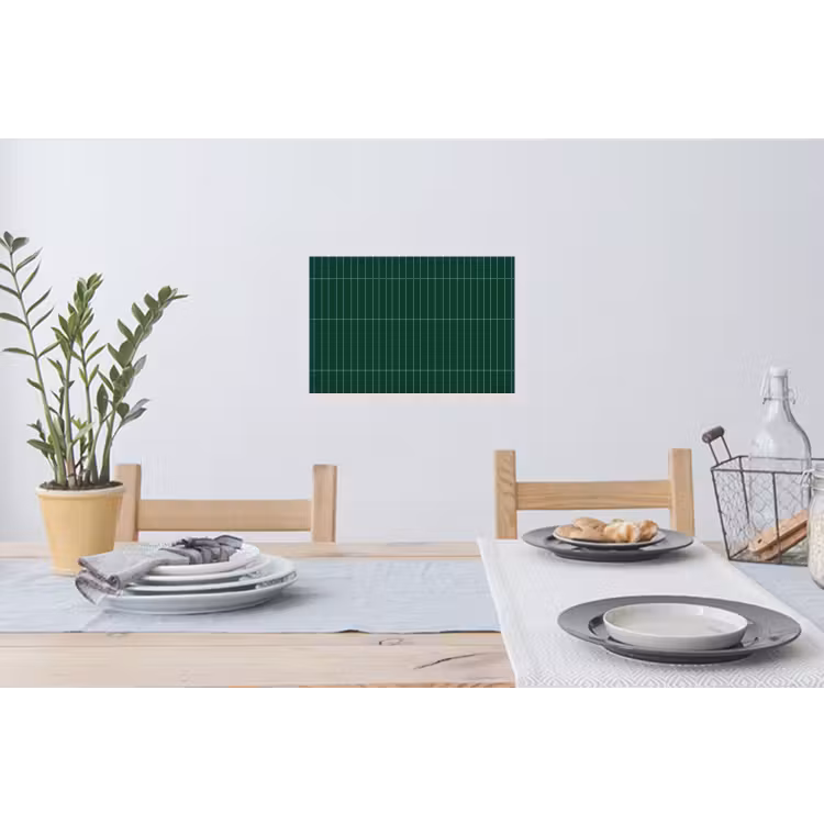 Patroon - Tegels - Donkergroen Muursticker klein 286 -eettafel