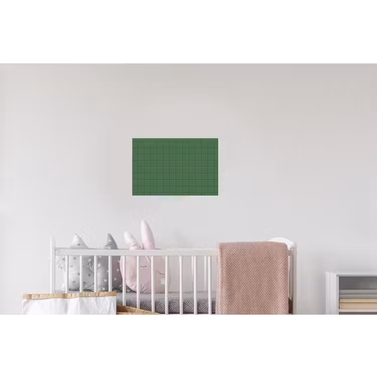 Patroon - Tegels - Groen Muursticker klein 286 -kinderkamer