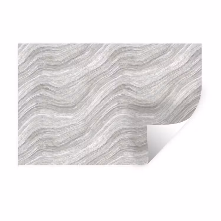 Patroon - Helder - Wit - Grijs Muursticker klein 286 -3d