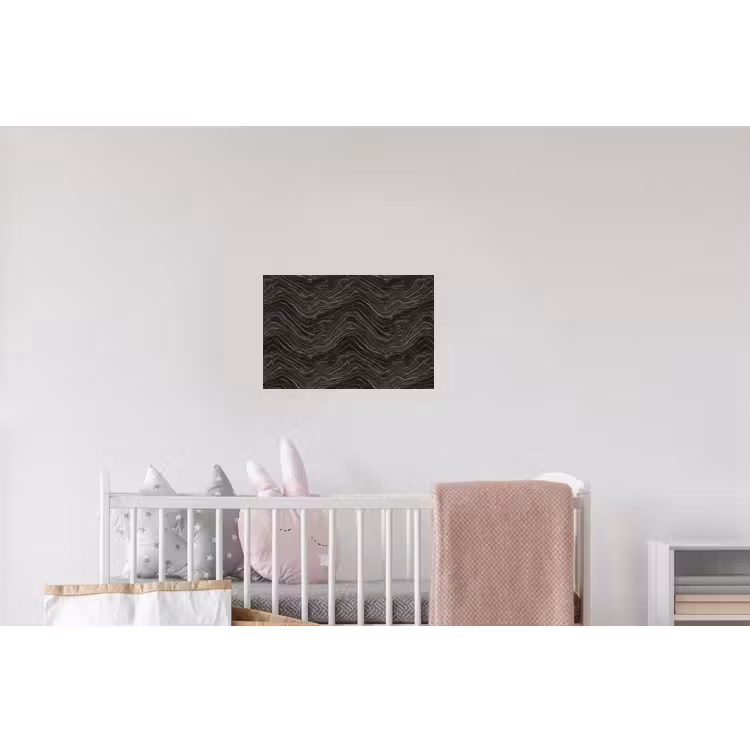 Patroon - Contrast - Antraciet Muursticker klein 286 -kinderkamer