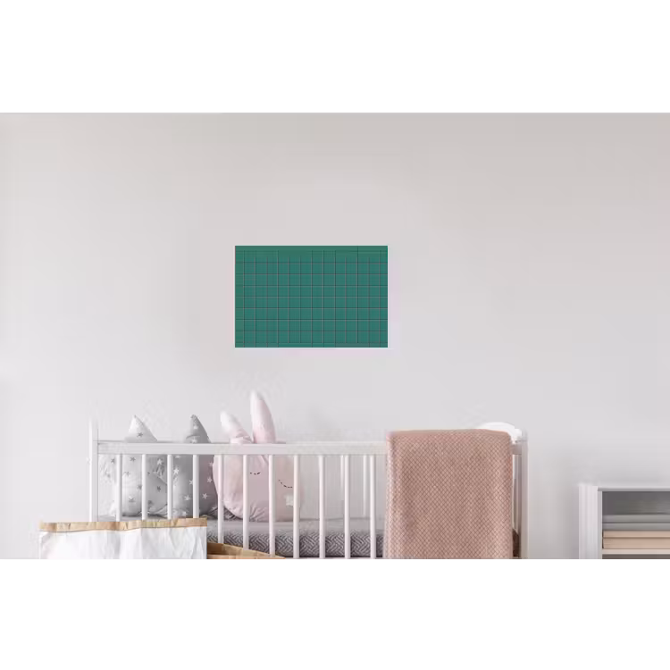 Patroon - Patroon - Smaragd Muursticker klein 286 -kinderkamer