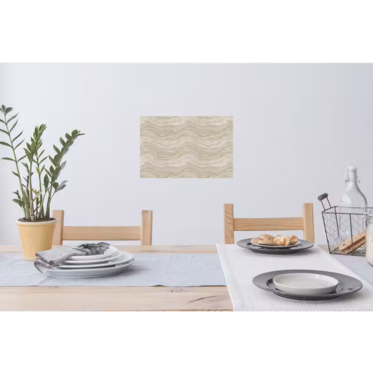 Patroon - Sereen - Groen Muursticker klein 286 -eettafel