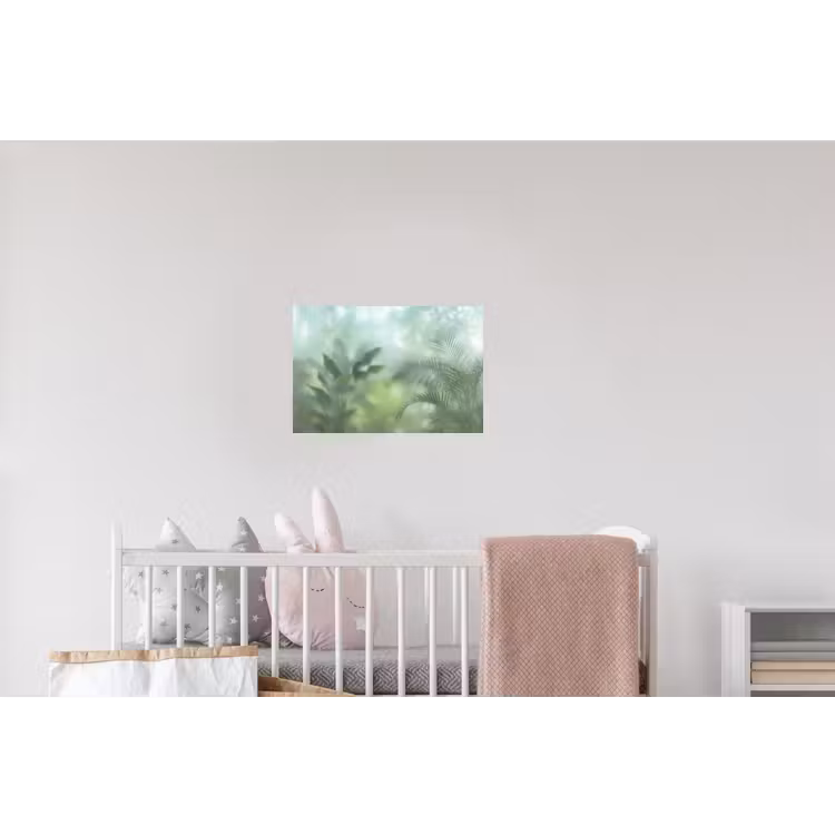 Natuur - Vervaagd - Groen - Abstract - Modern Muursticker klein -kinderkamer