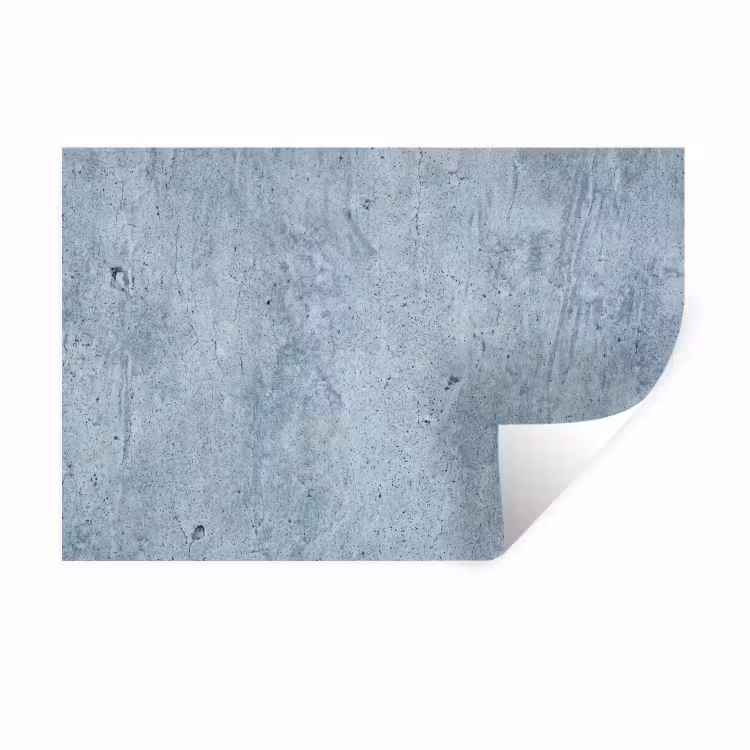 Oppervlak - Ruw - Abstract - Modern - Grijs Muursticker klein -3d
