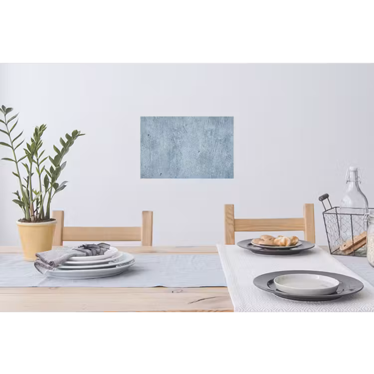 Oppervlak - Ruw - Abstract - Modern - Grijs Muursticker klein -eettafel