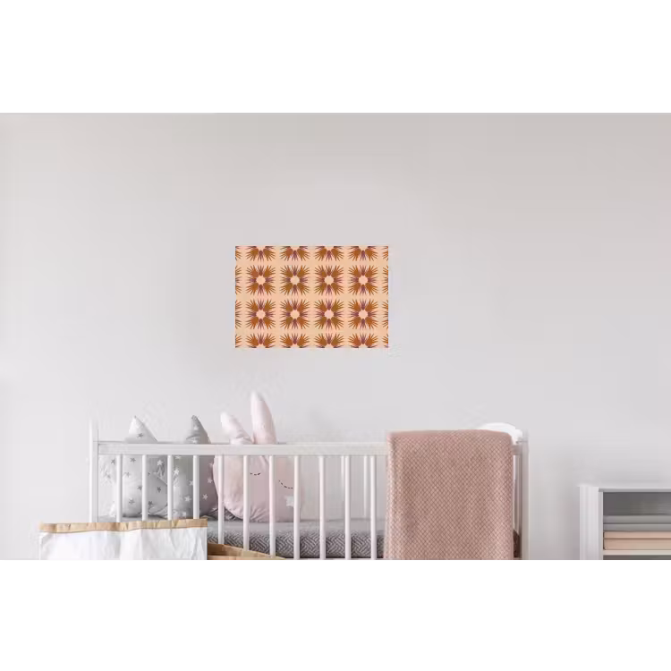 Ornament - Patroon - Oker Muursticker klein 286 -kinderkamer