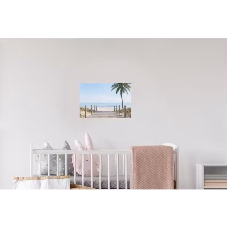 Palmbomen - Pad - Horizon Muursticker klein -kinderkamer