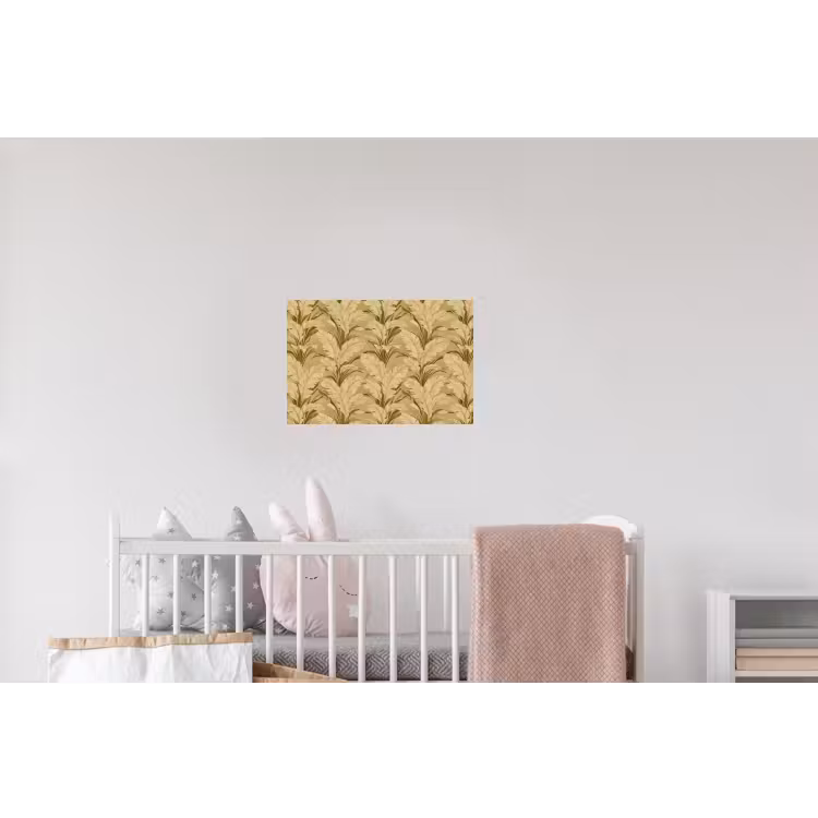 Palmbladeren - Klassiek - Groen Muursticker klein 286 -kinderkamer