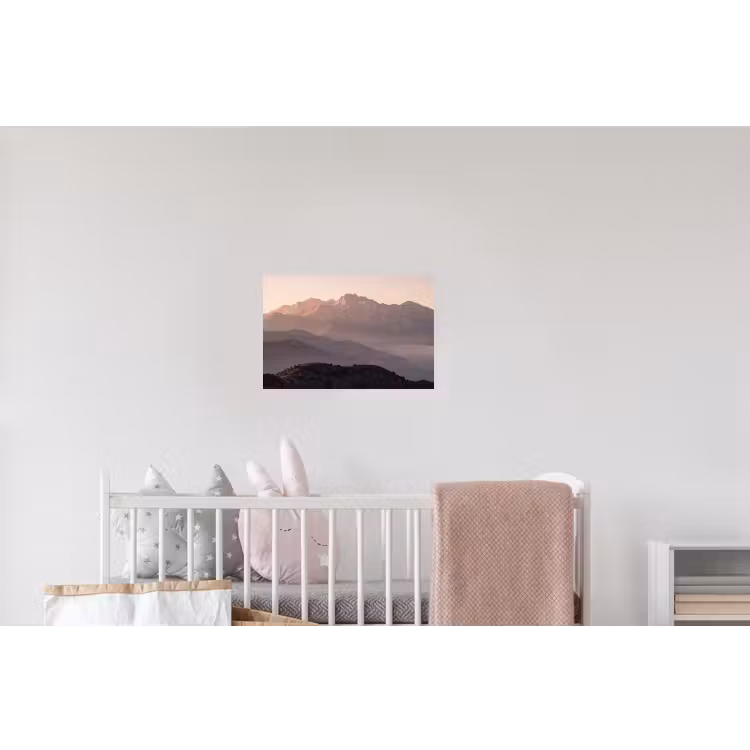 Panorama - Landschap - Bergen Muursticker klein -kinderkamer