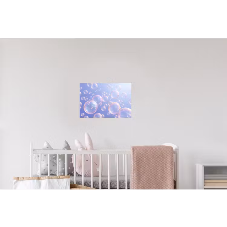 Pastel - Bubbels - Dromerig Muursticker klein -kinderkamer