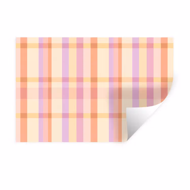 Pastel - uitpatroon - Geometrisch Muursticker klein 286 -3d