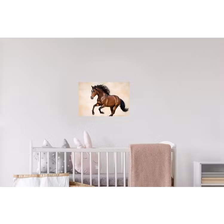 Paard - Galop - Energie Muursticker klein -kinderkamer