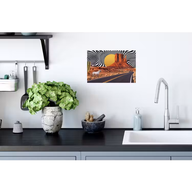 Wandtattoo – Pferd – Wüste – Natur - Paard - Woestijn - Natuur Muursticker klein